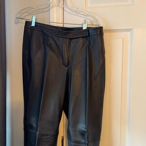 Great condition dark brown/black Inc. leather pants size 8
